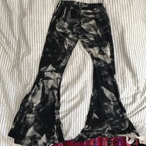 Unworn Tie Dye Om Bell Bottoms
